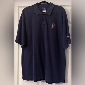 Reebok‎ Men's Navy Boston Red Sox's Polo Shirt Sz L
